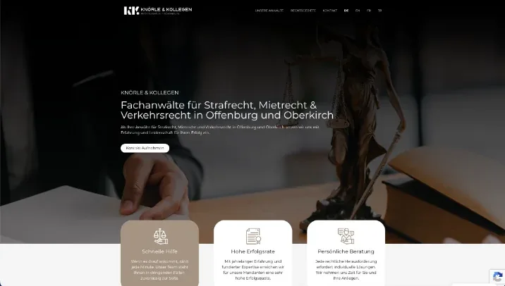 Website knoerle-rechtsanwalt.de – von uns gebaut